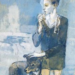 Niño con perro